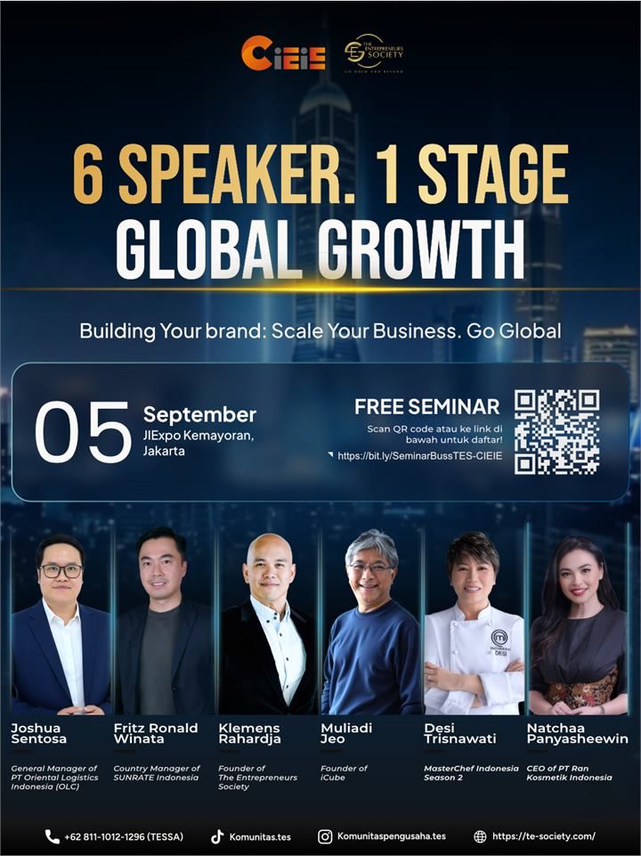 CIEIE Global Growth Seminar all speaker lineup poster