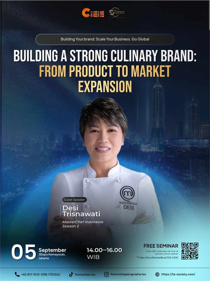 Poster speaker Desi Trisnawati di CIEIE 2026