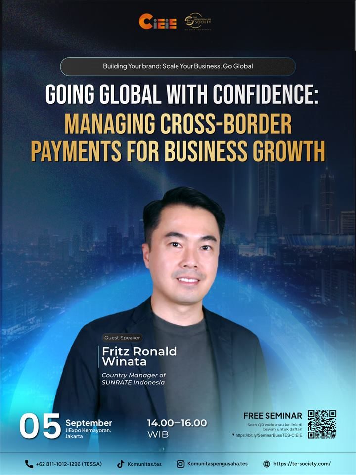 Poster speaker Fritz Ronald Winata di CIEIE 2026