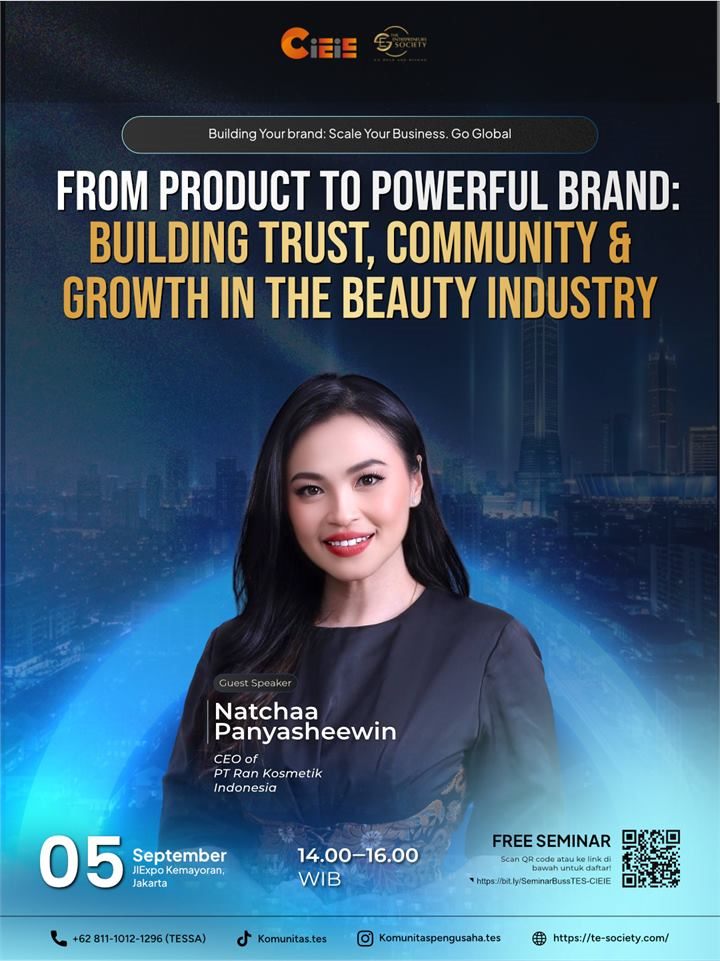 Poster speaker Natchaa Panyasheewin di CIEIE 2026