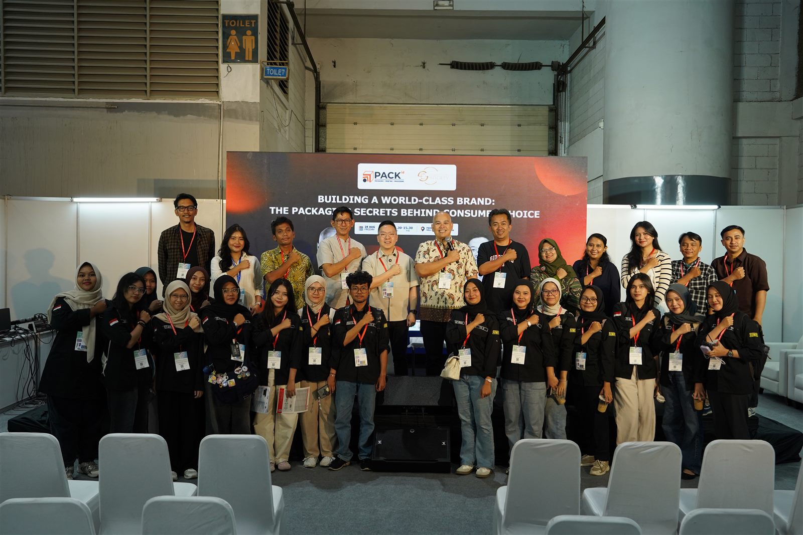Opening ceremony at an industry exhibition in Jakarta